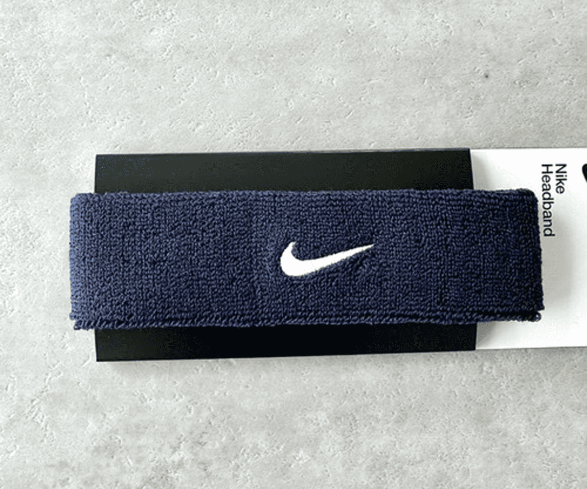 NIKE(ナイキ)/スウッシュ 刺繍 無地 ヘアバンド ヘッドバンド