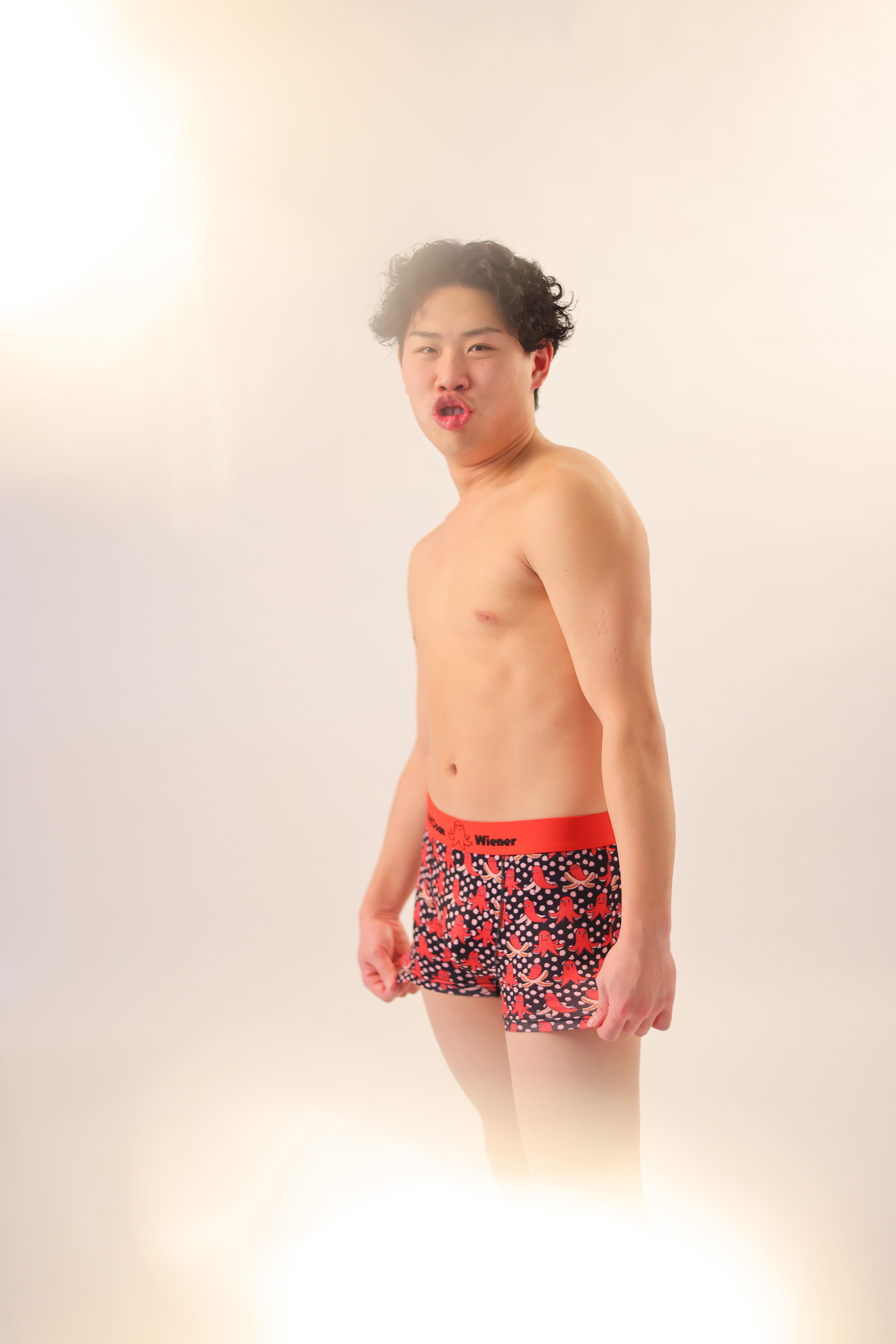 Galaxy - タコさん専用 CUW】 タコさんウィンナー柄ボクサーパンツ – SKL ONLINESHOP
