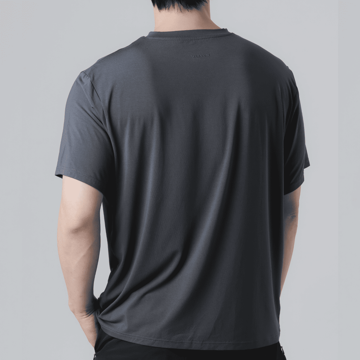 【WOLLOW】モダールTシャツ