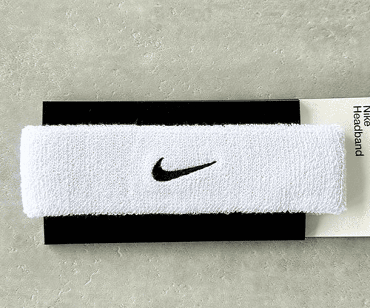 NIKE(ナイキ)/スウッシュ 刺繍 無地 ヘアバンド ヘッドバンド