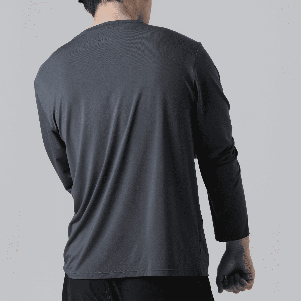 【WOLLOW】モダールロングTシャツ