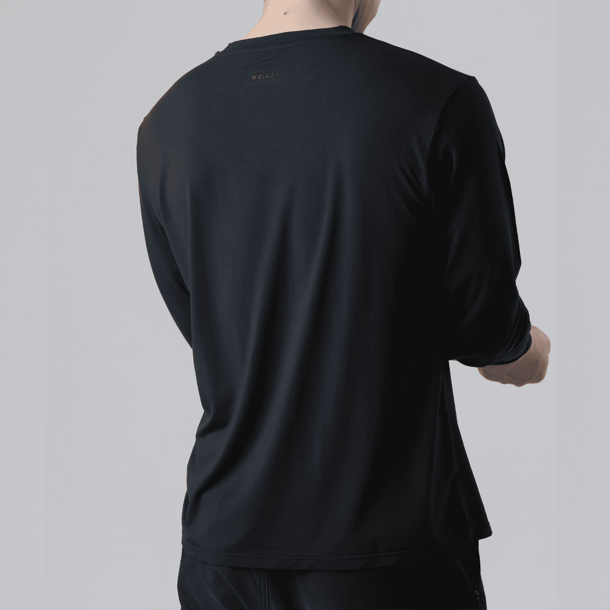【WOLLOW】モダールロングTシャツ