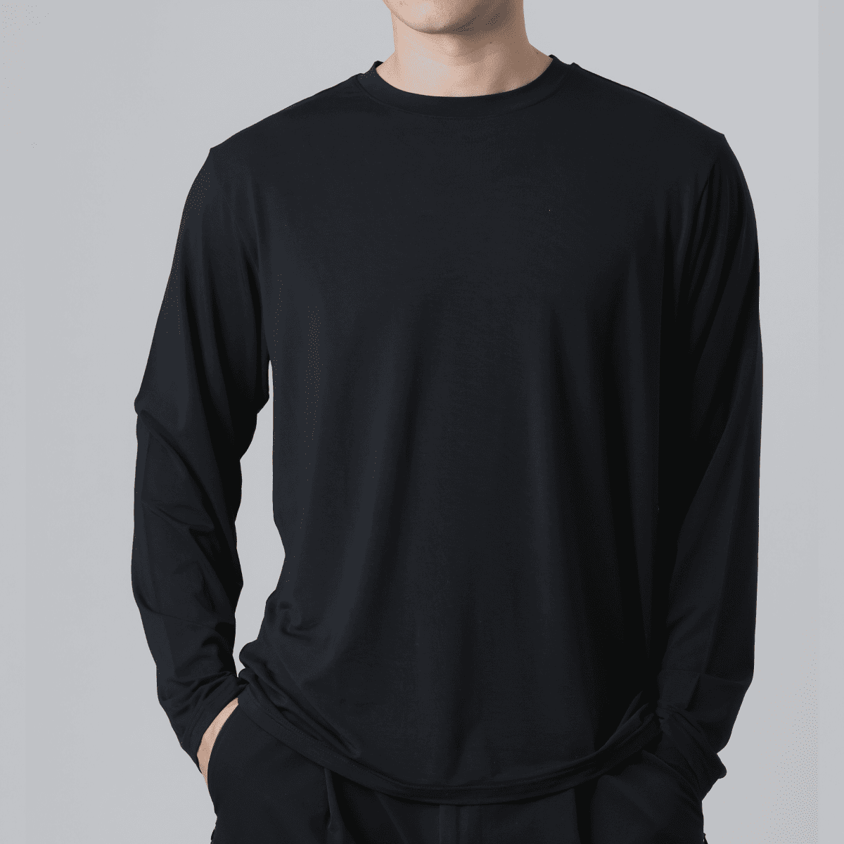 【WOLLOW】モダールロングTシャツ