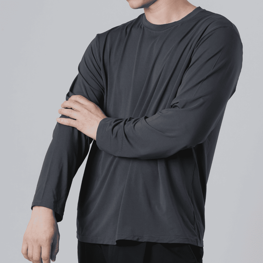 【WOLLOW】モダールロングTシャツ